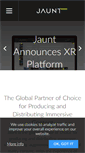 Mobile Screenshot of jauntvr.com